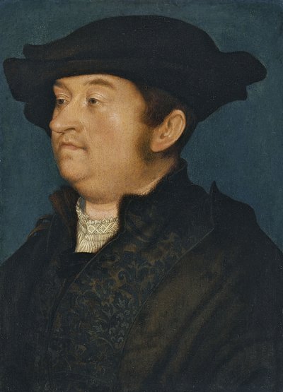 男の肖像 作： Hans Holbein der Jüngere