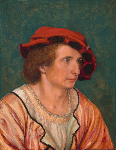 若い男の肖像 作： Hans Holbein der Jüngere