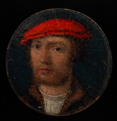 若い男の肖像 作： Hans Holbein der Jüngere