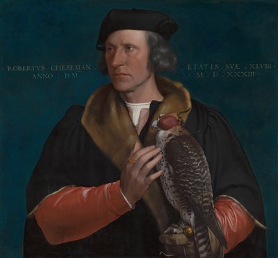 ロバートチェスマンの肖像、1533年 作： Hans Holbein der Jüngere