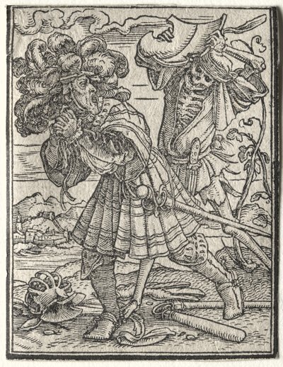 死の舞踏：伯爵 作： Hans Holbein the Younger