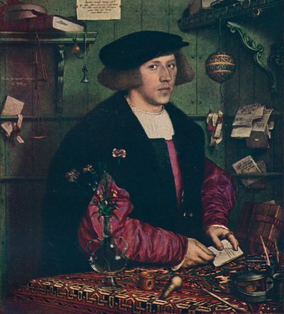 商人ゲオルク・ギゼ、1532 作： Hans Holbein der Jüngere