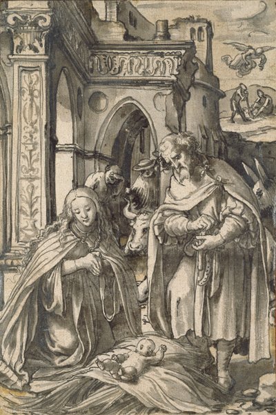 降誕、16世紀初頭 作： Hans Holbein der Jüngere