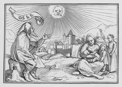 ホセアの予言、ホセア1世、1 作： Hans Holbein der Jüngere