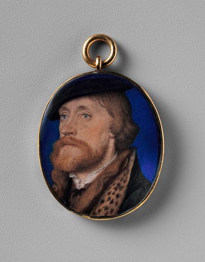 トマス・リズリー、サザンプトンの最初の伯爵、1535年頃（カードにベラムを置いた） 作： Hans Holbein der Jüngere