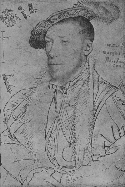 ウィリアムパー、ノーサンプトンの侯爵、c1538-1542 1945 作： Hans Holbein der Jüngere