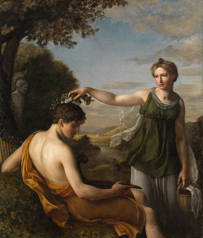 クロエ、オエリ、ハンス・ヤコブ（1782-1868）作。 キャンバスに油彩 作： Hans Jakob Oeri