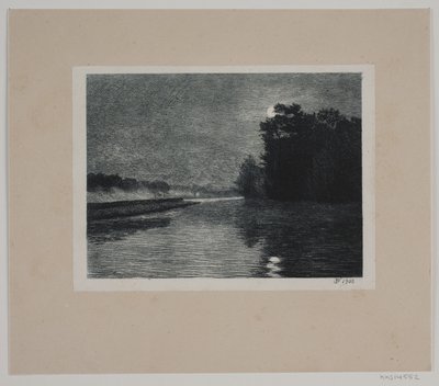 風景。 月光 作： Hans Julius Fæster