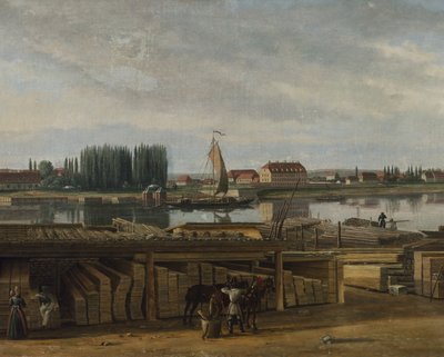 ドレスデンの地域から、1829-30年頃（キャンバスに油彩） 作： Hans Leganger Reusch