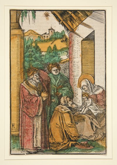 魔術師の崇拝 作： Hans Leonard Schaufelein