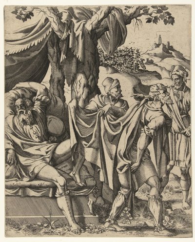 ノアの酩酊 作： Hans Liefrinck (I) (attributed to)
