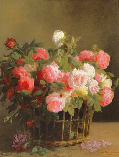 花のバスケット 作： Hans Looscher