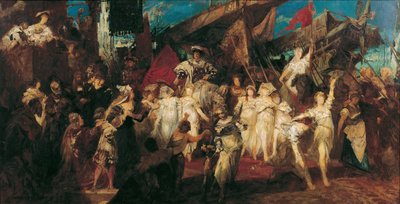 カール5世のアントワープ入城 作： Hans Makart