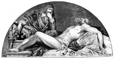 ジョセフリベラ、イタリアで活躍するスペイン人アーティスト、c1880-1882。 作： Hans Makart