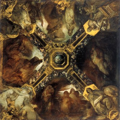 ニーベルングの指輪、研究、1871年から1872年。 作： Hans Makart