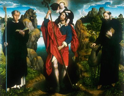 モレルシャントリーの祭壇画、1484 作： Hans Memling