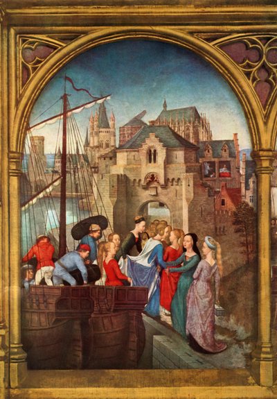 ケルンに到着、1489年。 作： Hans Memling