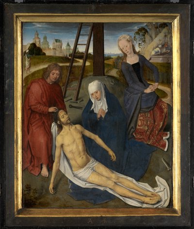 Adriaan Reinsのトリプティクの中央パネル 作： Hans Memling