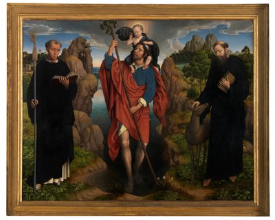 ウィレム・モレルのトリプティクの中央パネル 作： Hans Memling