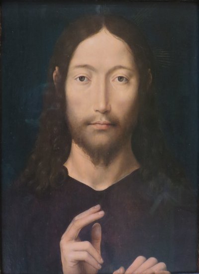 祝福を与えるキリスト 作： ハンス・メムリンク