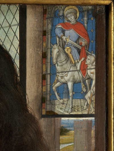 マールテン・ファン・ニーウェンホーフのディプティクの詳細 作： Hans Memling