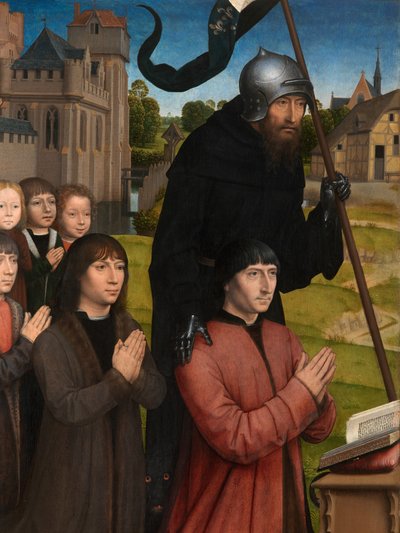 ウィレム・モレルのトリプティクの詳細 作： Hans Memling