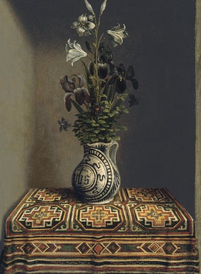 水差しの花、1485年頃 作： Hans Memling