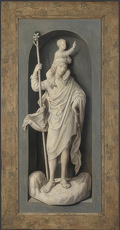 セントクリストファー。 1478年頃 作： Hans Memling