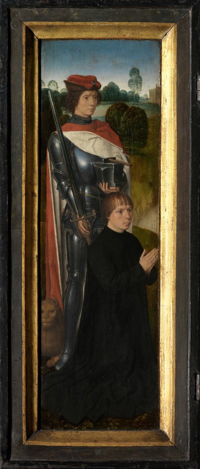 Adriaan Reinsのトリプティクの左翼 作： Hans Memling