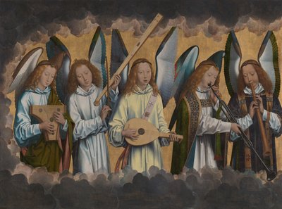 音楽制作の天使たち 作： Hans Memling