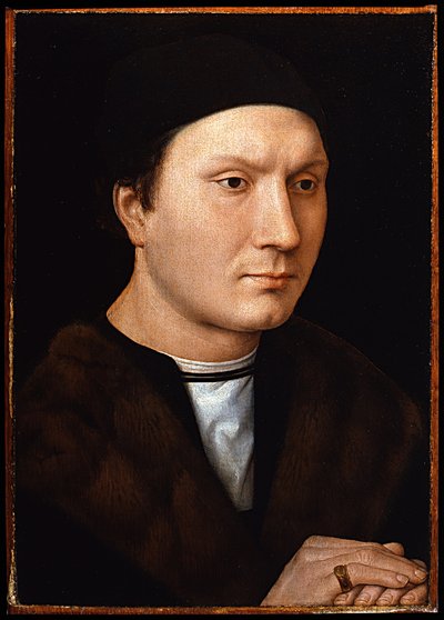 不明な男の肖像、1485年頃 作： Hans Memling