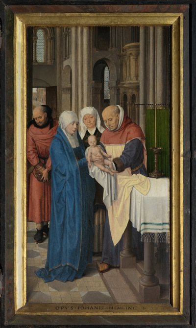 Jan Floreinsのトリプティクの右パネル 作： Hans Memling