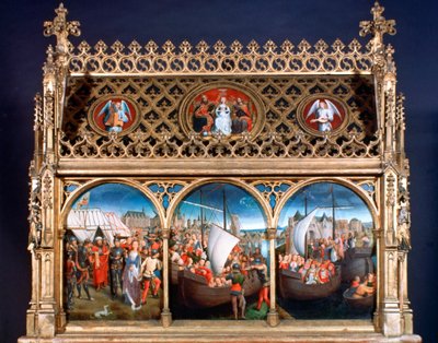聖ウルスラ神殿、1489年 作： Hans Memling