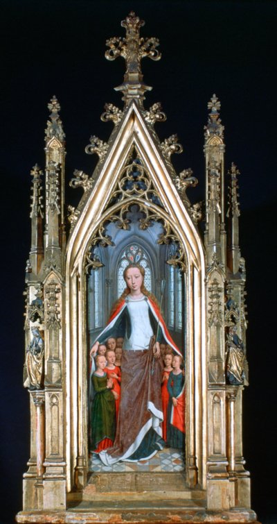 聖ウルスラ神殿、聖ウルスラと聖処女、1489 作： Hans Memling