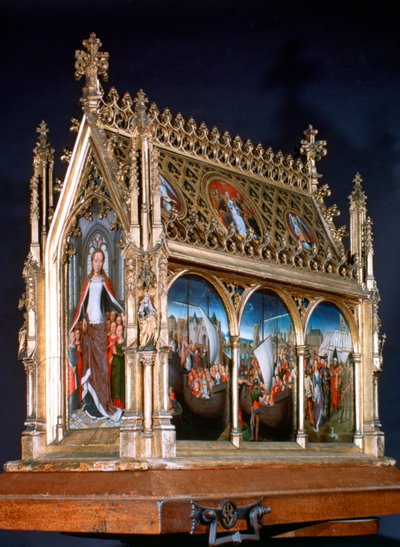 聖ウルスラ神殿、聖ウルスラと聖処女、1489 作： Hans Memling