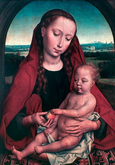 聖母子、c1453-1494 作： Hans Memling