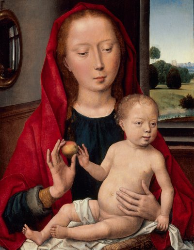 聖母子 作： Hans Memling