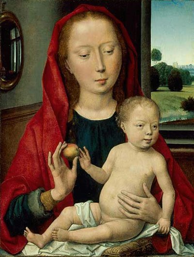 聖母子、148590。 作： Hans Memling
