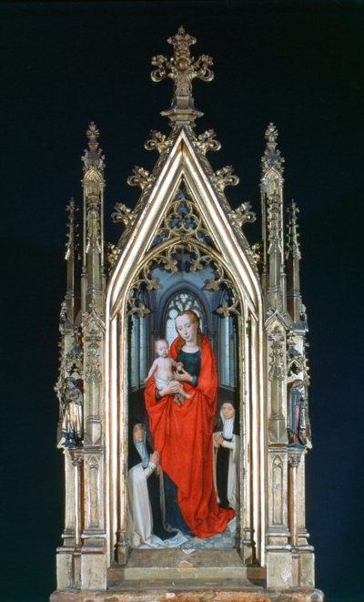 聖母子、聖ウルスラ神殿、1489 作： Hans Memling