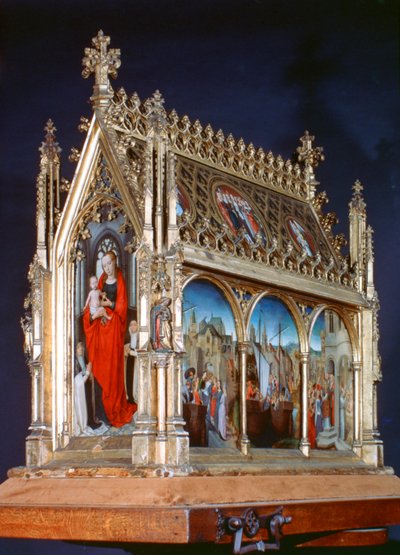 聖母子、聖ウルスラ神殿、1489 作： Hans Memling
