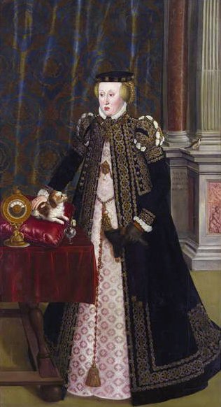 バイエルン大公アンナ（1528-90）、フェルディナンド1世の娘、神聖ローマ皇帝、1556年 作： Hans Muelich or Mielich