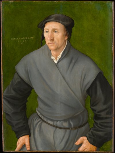 男の肖像、1543 作： Hans Muelich or Mielich