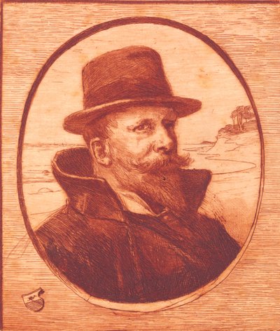 "自画像" 作： Hans Nikolaj Hansen