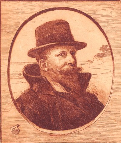 自画像 作： Hans Nikolaj Hansen