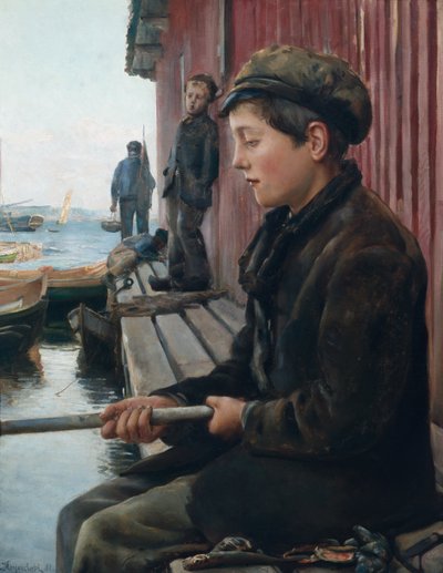 漁師の少年 作： Hans Olaf Heyerdahl