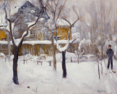 冬の風景 作： Hans Olaf Heyerdahl