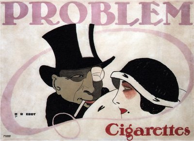 問題のあるタバコ、1912 作： Hans Rudi Erdt