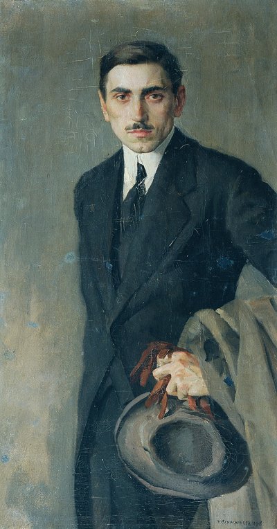 画家フリッツ・ツェリッチュ 作： Hans Schachinger