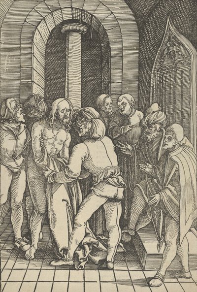 私たちの主イエス・キリストの受難の鏡から剥ぎ取られたキリスト、1507年。 作： Hans Schäufelein the Elder