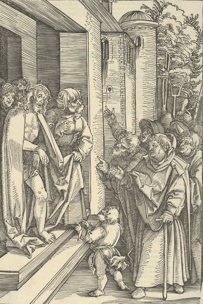 1507年、私たちの主イエス・キリストの情熱の鏡から男を見よ 作： Hans Schäufelein the Elder